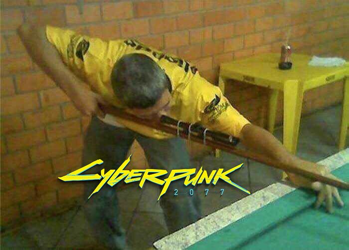 The meme is a screenshot of a man trying to take a photo of a cat, but the cat is not cooperating. The image is captioned "Cyberpunk 2077" and "I don't have time for this" is written in a font similar to the game's title. The meme is poking fun at the game's notorious bugs and glitches, implying that the player's experience is like trying to take a photo of a cat.